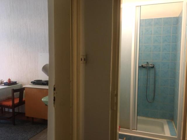 Koupelna v ubytování Apartment Trojska