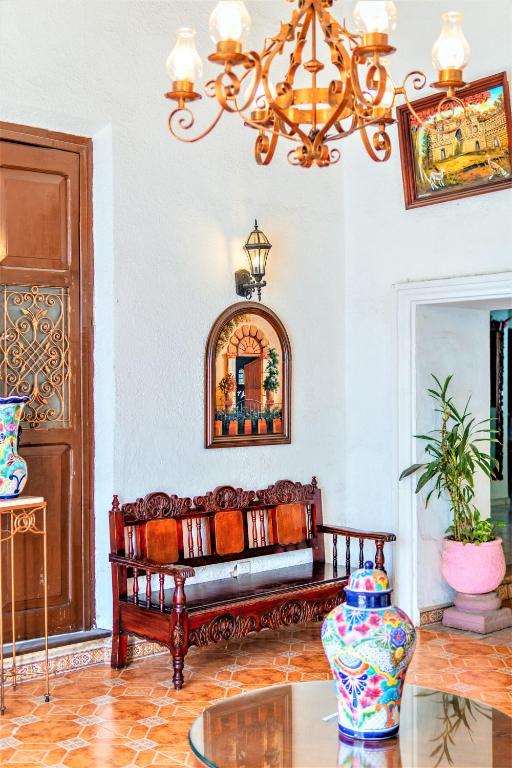 Posezení v ubytování Hotel Santa Lucía