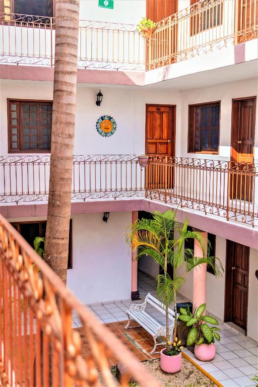 Balkón nebo terasa v ubytování Hotel Santa Lucía