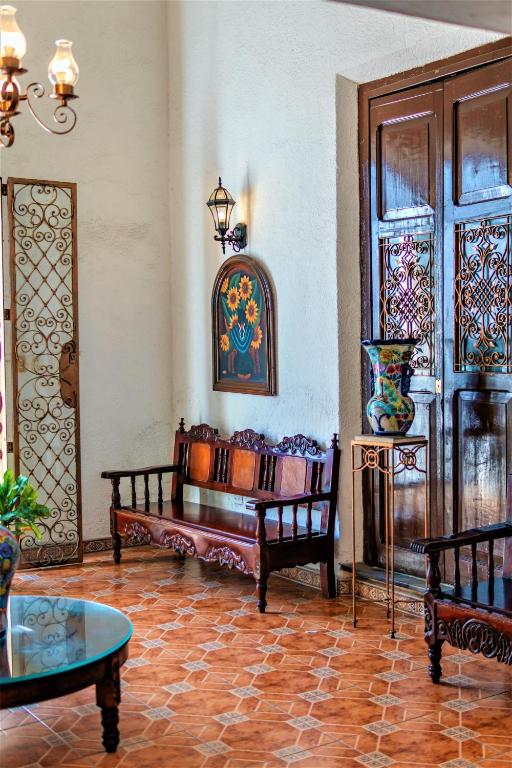 Posezení v ubytování Hotel Santa Lucía