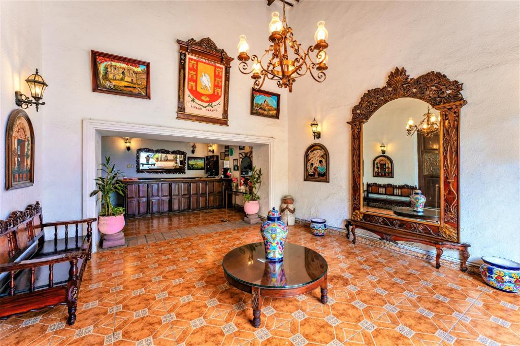 Posezení v ubytování Hotel Santa Lucía
