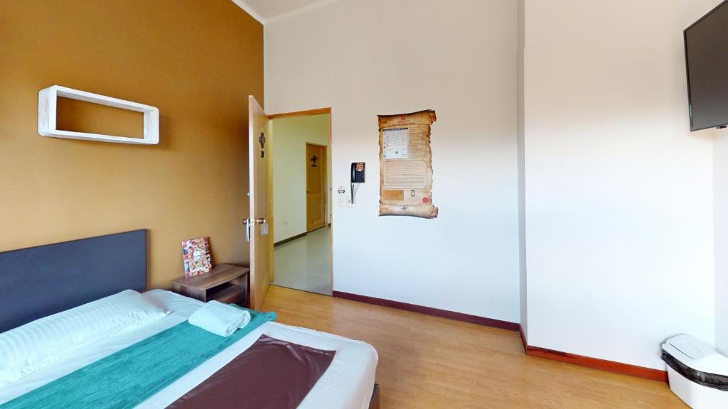 TV a/nebo společenská místnost v ubytování Hotel Villa Colonia