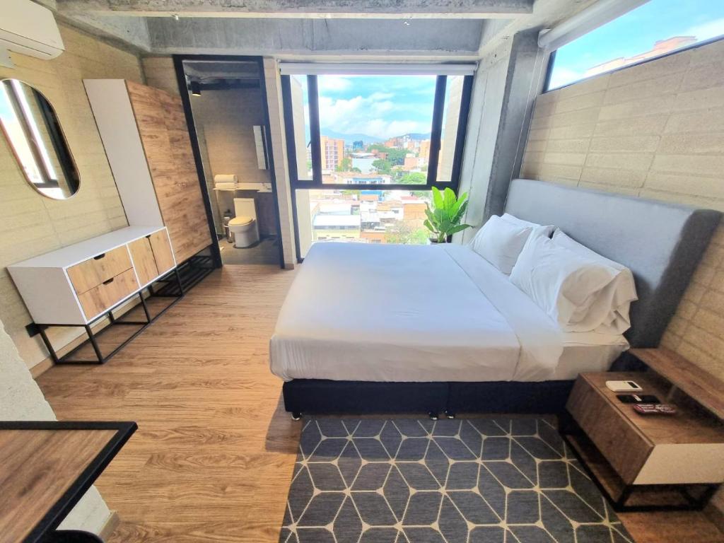 Postelja oz. postelje v sobi nastanitve Loft 43