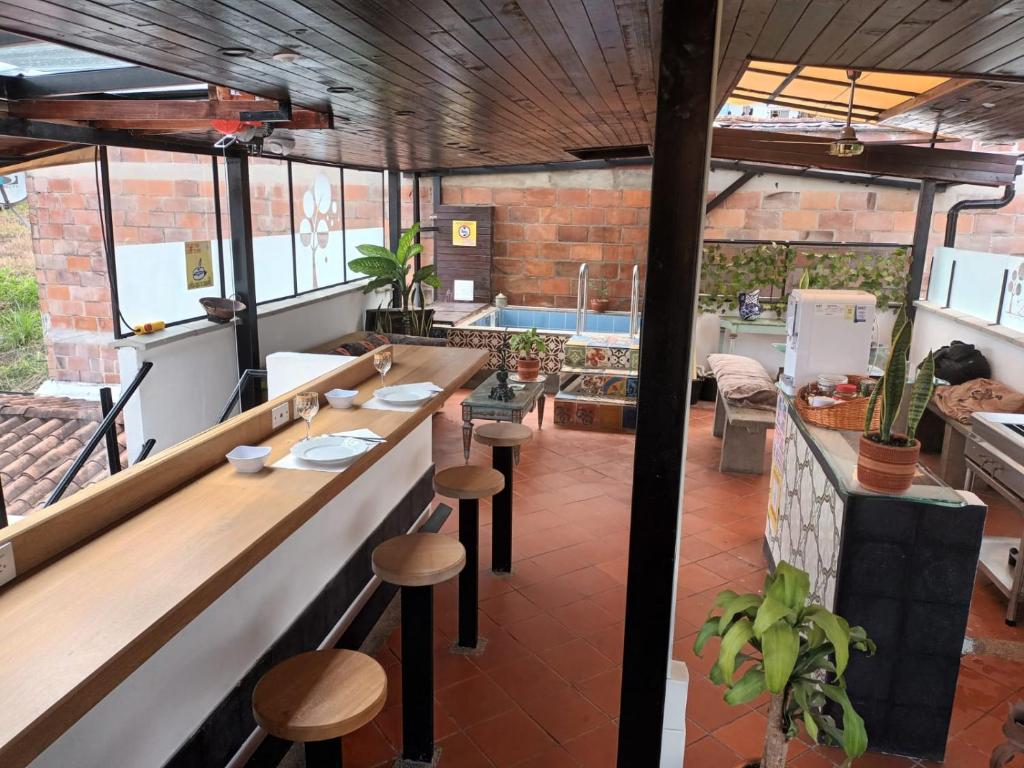 Restaurace v ubytování Casa Los Naranjos Hostal