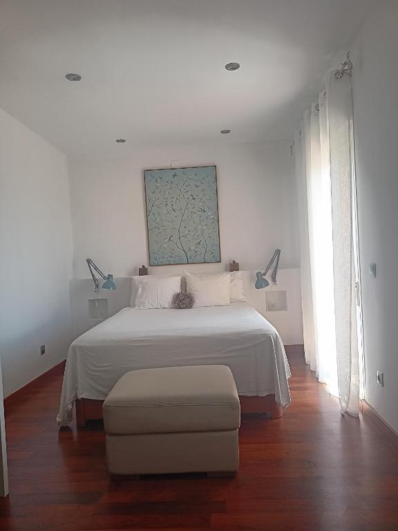 Posteľ alebo postele v izbe v ubytovaní Habitación con vistas