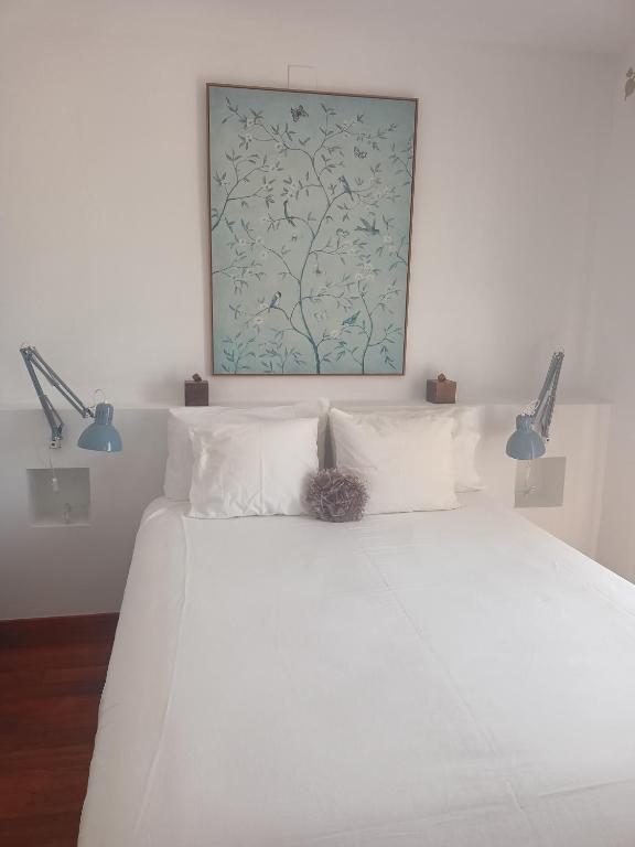 Posteľ alebo postele v izbe v ubytovaní Habitación con vistas