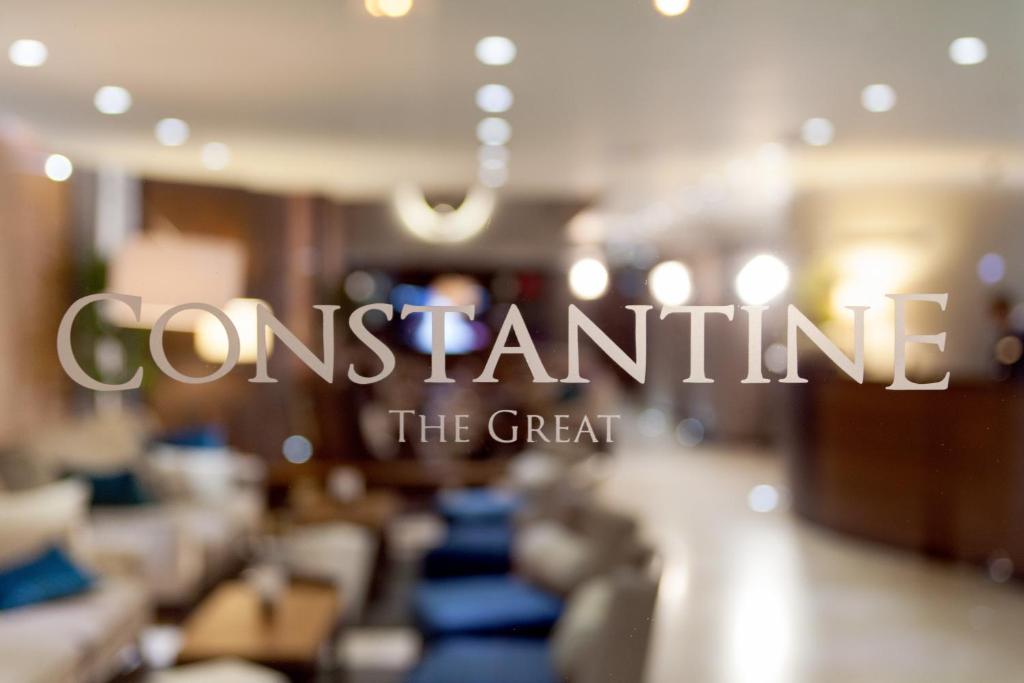 Certifikát, hodnocení, plakát nebo jiný dokument vystavený v ubytování Hotel Constantine the Great