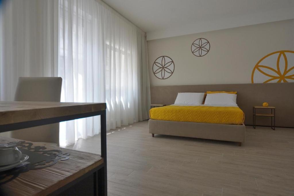 A bed or beds in a room at Il Rifugio Dei Templari