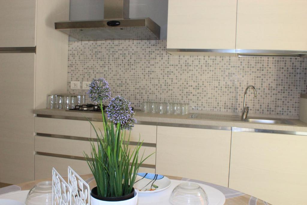 Kuchyň nebo kuchyňský kout v ubytování Residenza La Vecchia Vigna