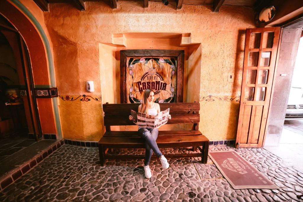 Posezení v ubytování Hotel CasaMia