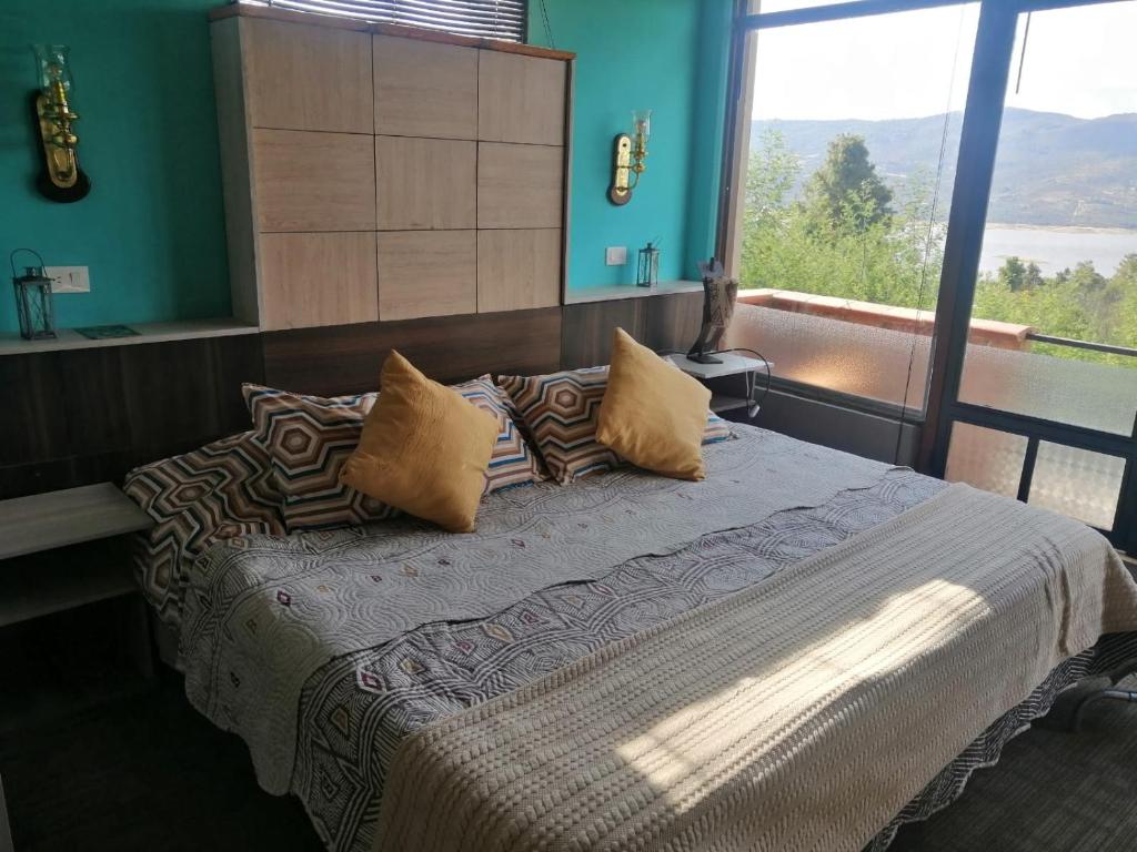 Postel nebo postele na pokoji v ubytování Abadia de Tomine