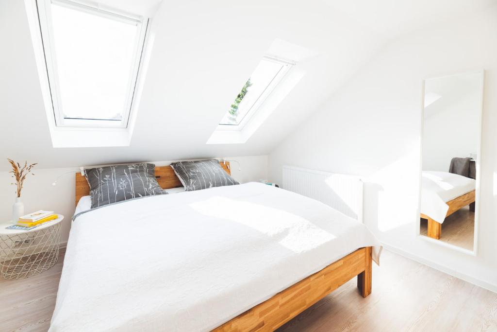 Letto o letti in una camera di Casa Ueberall