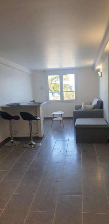 Posezení v ubytování AU PANORAMA 1 chambre
