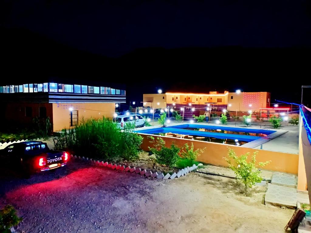 Bazén v ubytování Sail Alhasa Tourist Resort-Tafila nebo v jeho okolí