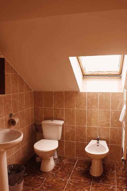 Koupelna v ubytování Hotel Amphone