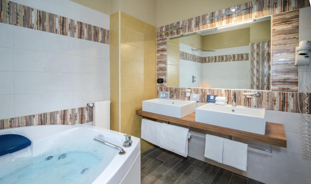 Koupelna v ubytování Ovindoli Park Hotel & SPA