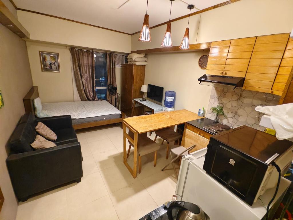 Η κουζίνα ή μικρή κουζίνα στο Best inn CEBU Avida Riala Tower 2 Room620