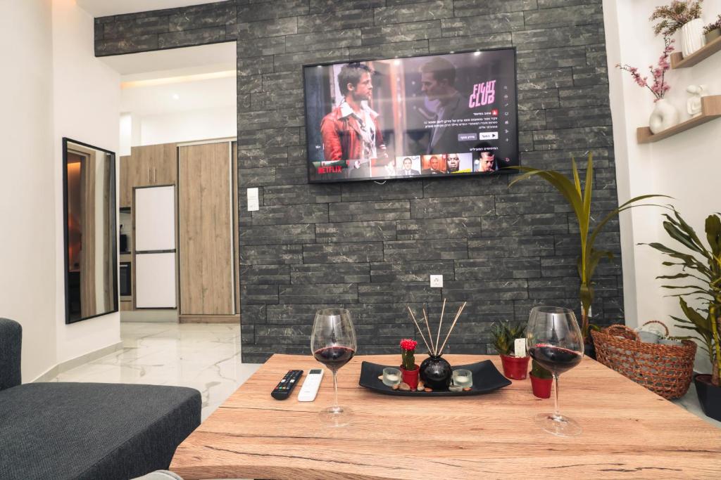 Nápoje v ubytování Apollo 2 bd Jacuzzi Suite