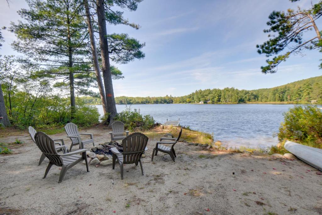 Waterfront New Durham Retreat Swim Dock, Fire Pit, Alton Bay (updated prices 2024)