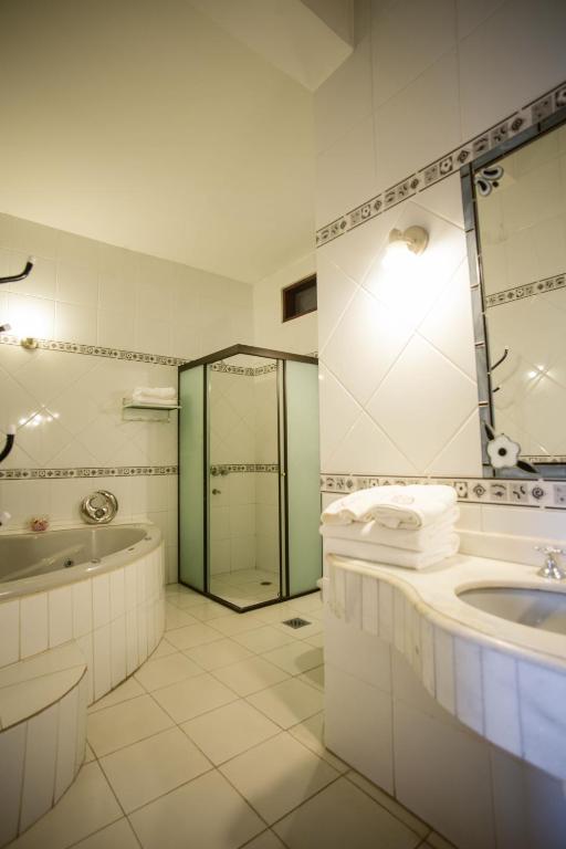 Koupelna v ubytování Hotel Santo Domingo