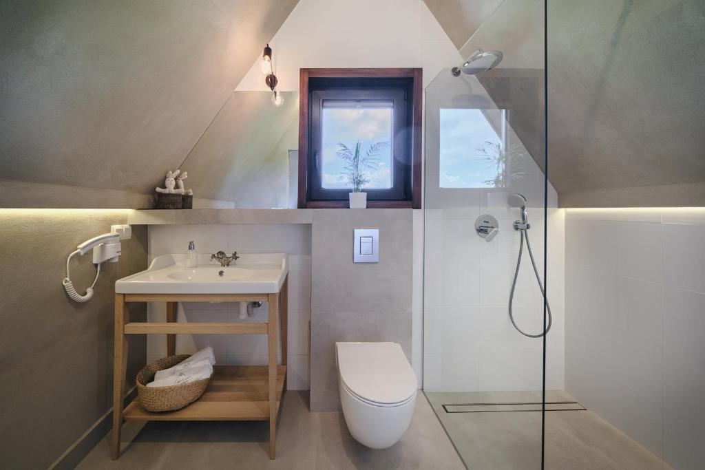 Kúpeľňa v ubytovaní Apartamenty Przystanek Grapa