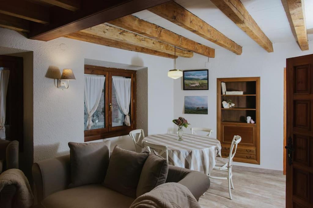 Posezení v ubytování Casa Rural Valle de Tena