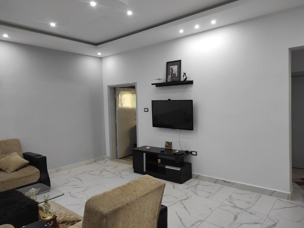 TV a/nebo společenská místnost v ubytování Oskar Appartment
