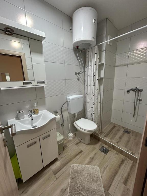 Koupelna v ubytování Villa Ronić