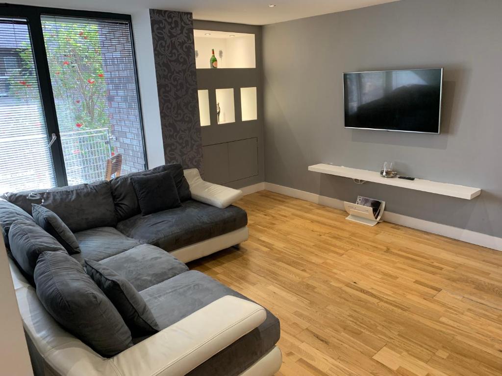 En sittgrupp på 2 Bedroom Apartment - Close to Piccadilly Train Station / Edge of the Northern Quarter