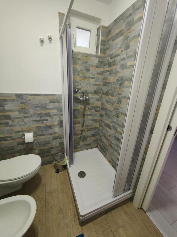 Koupelna v ubytování B&B Škrlje