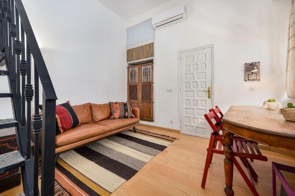 Posedenie v ubytovaní Apartamento con alma vintage en el Casco Antiguo