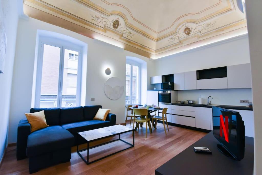 Zona d'estar a Loft 21 - Lussuoso ed Elegante a due passi dal Mare