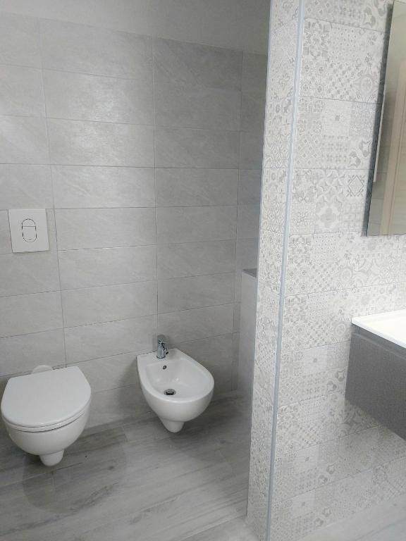 Koupelna v ubytování Casa Junno
