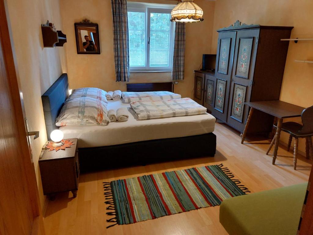 Postel nebo postele na pokoji v ubytování Ferienwohnung Heimberger