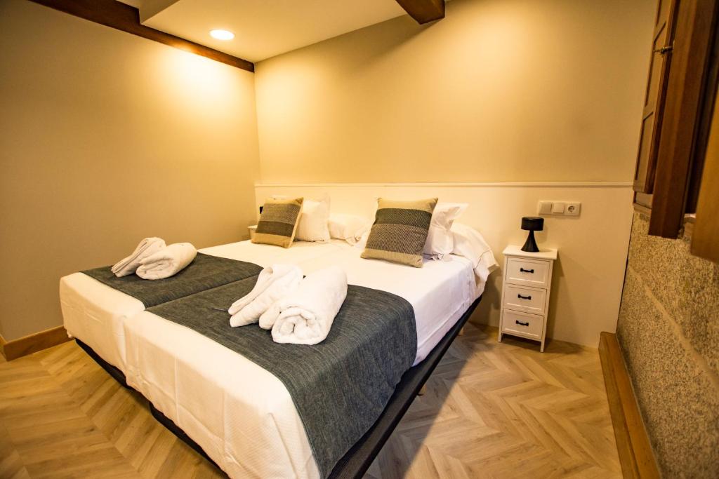 Postel nebo postele na pokoji v ubytování hostal Nomade Santiago