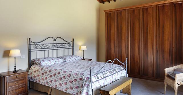 A bed or beds in a room at Agriturismo Piettorri