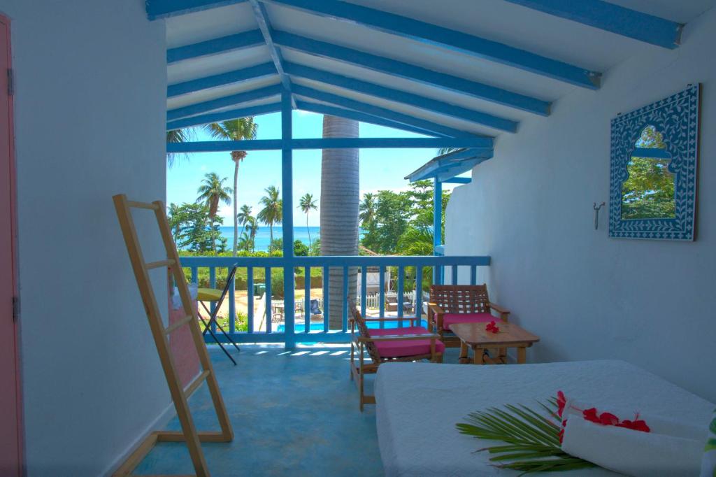 Balkón nebo terasa v ubytování B&B Aparthotel La Isleta