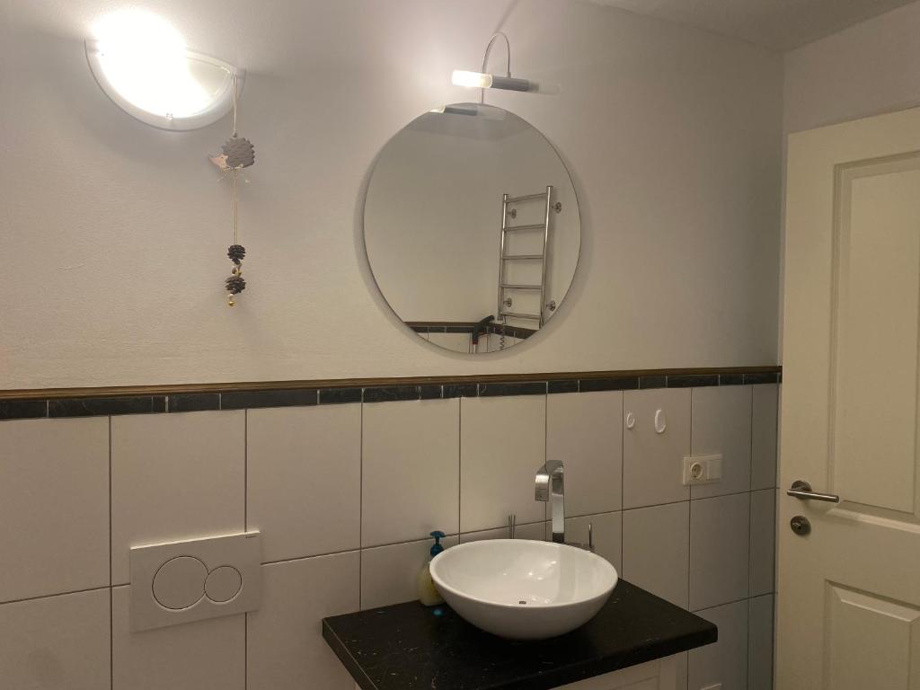 Koupelna v ubytování Fliess Apartment