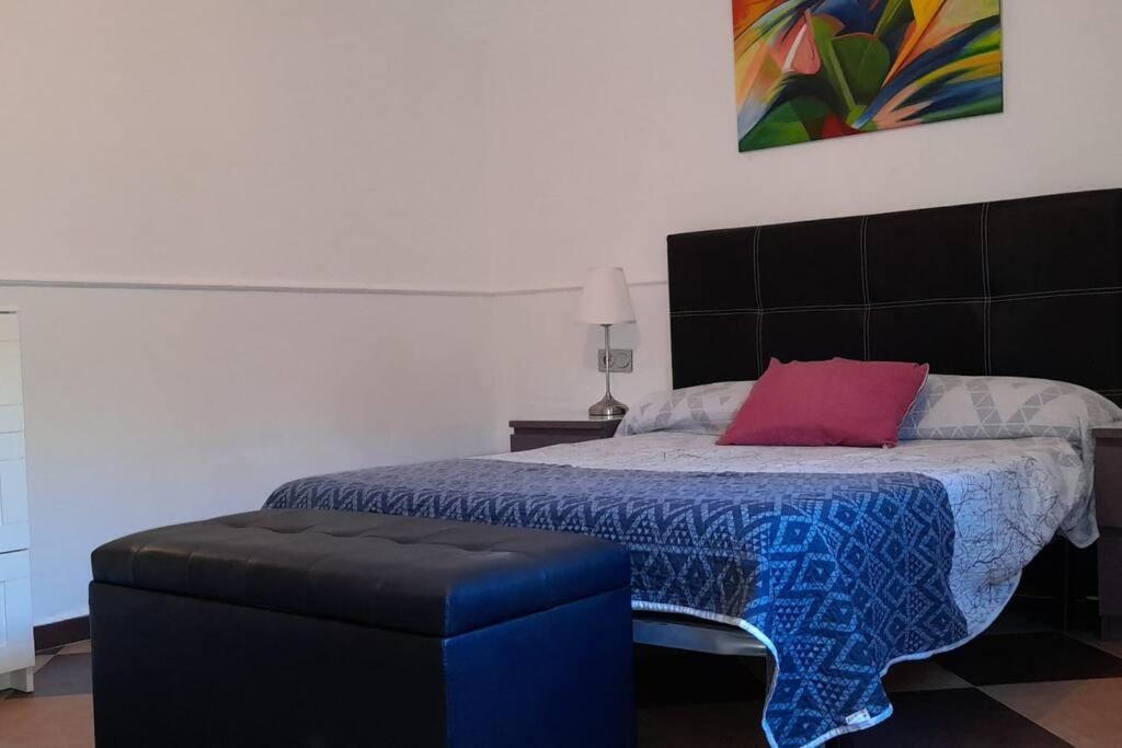 Postel nebo postele na pokoji v ubytování Villa La Hojilla relax o trabajo