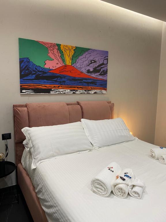 Postel nebo postele na pokoji v ubytování Le Colonne B&b