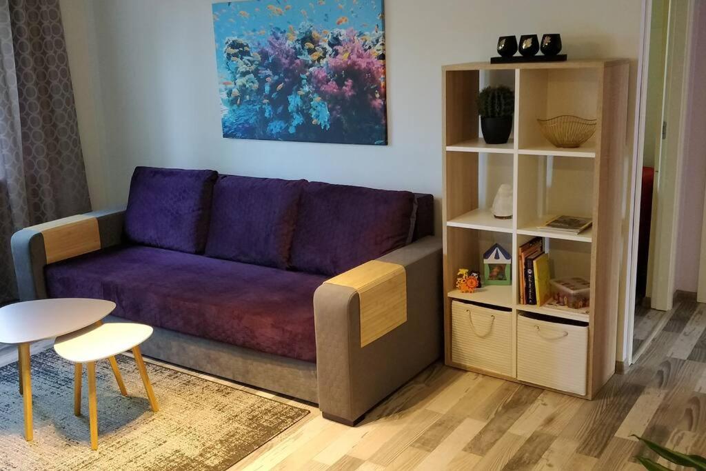 Posezení v ubytování Spacious & cozy apartment