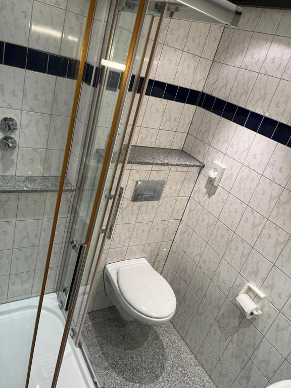 Koupelna v ubytování Hotel Eifeltor