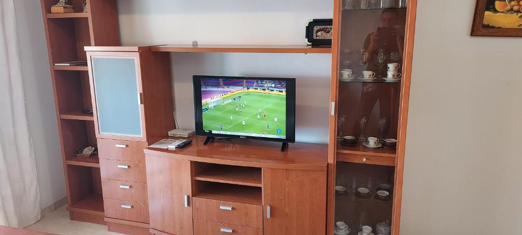 TV a/nebo společenská místnost v ubytování Apartamento Salamanca 38 en Santa Pola