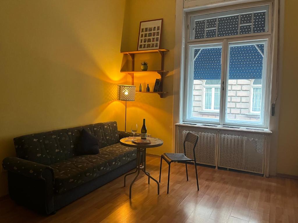 A seating area at Palace district rooms