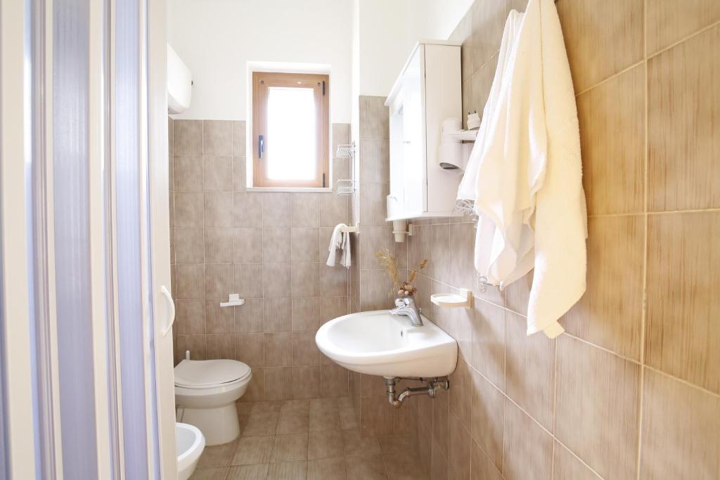 Łazienka w obiekcie Agriturismo Posta Pastorella
