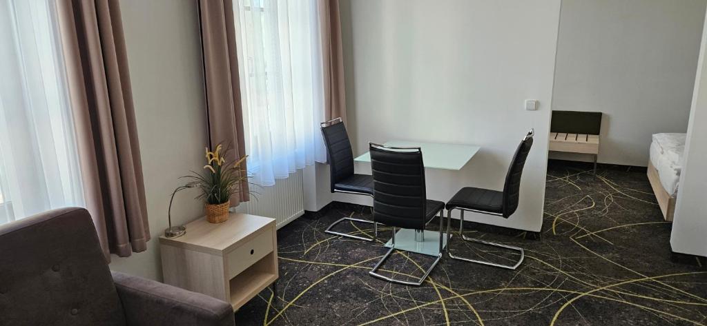 TV a/nebo společenská místnost v ubytování Hotel Valcha
