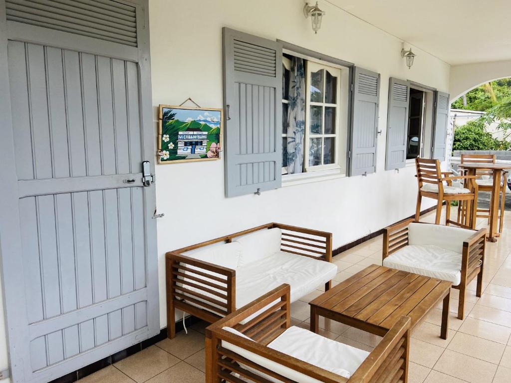 Restaurace v ubytování Le Caillou Blanc