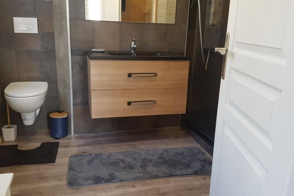 Koupelna v ubytování Logement entier: appartement.