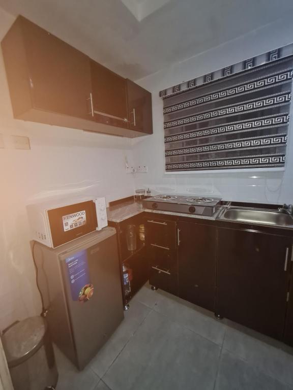 Kuchyň nebo kuchyňský kout v ubytování ULOM CONDOS