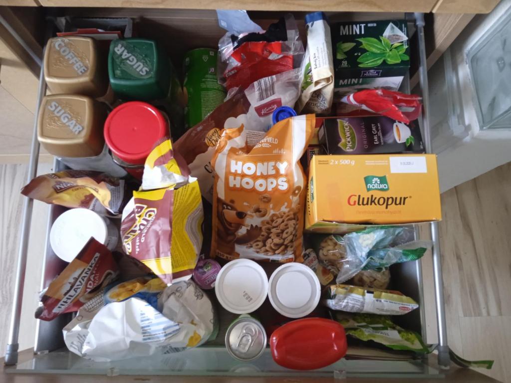 Jídlo v apartmánu nebo okolí